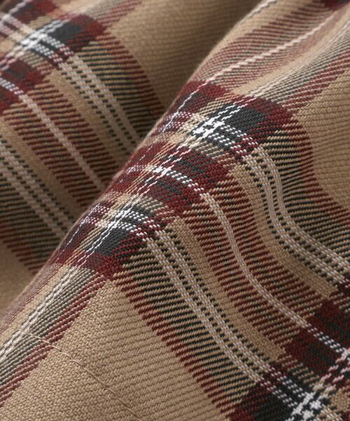 SLAP SLIP / スラップ スリップ スウェット | 【お揃い】チェック裾スカラップキャミソールドッキングトレーナー(80~130cm) | 詳細10