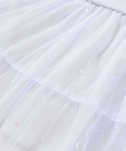 SLAP SLIP / スラップ スリップ スウェット | ネックレス風刺しゅうチュール切り替え肩フリルトレーナー(80~130cm) | 詳細16