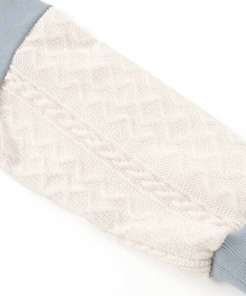 SLAP SLIP / スラップ スリップ スウェット | ガタゴト電車サガラ刺しゅう袖切り替えトレーナー(80~130cm) | 詳細9