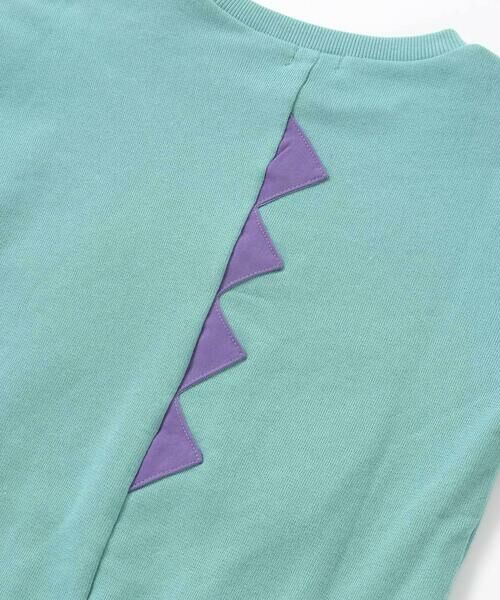SLAP SLIP / スラップ スリップ スウェット | 無地ボーダーいろんな恐竜刺しゅうトレーナー(80~130cm) | 詳細7