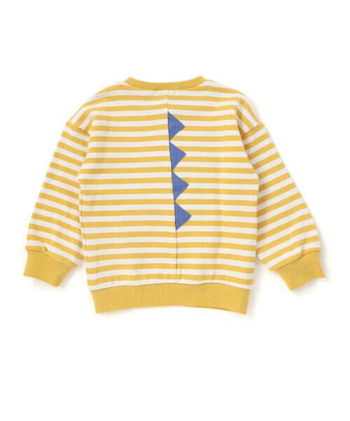 SLAP SLIP / スラップ スリップ スウェット | 無地ボーダーいろんな恐竜刺しゅうトレーナー(80~130cm) | 詳細17
