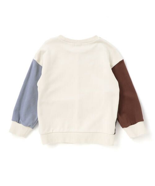 SLAP SLIP / スラップ スリップ スウェット | 【お揃い】はたらくくるままんまるポケットチェック切り替えトレーナー(80~130cm) | 詳細2