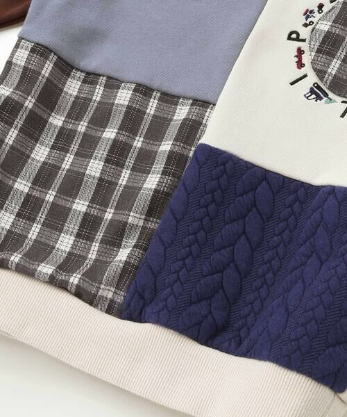 SLAP SLIP / スラップ スリップ スウェット | 【お揃い】はたらくくるままんまるポケットチェック切り替えトレーナー(80~130cm) | 詳細7