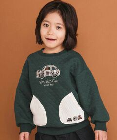 SLAP SLIP / スラップ スリップ スウェット | クマアニマル刺しゅうポケット付き長袖トレーナー(80~130cm)