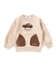 SLAP SLIP / スラップ スリップ スウェット | クマアニマル刺しゅうポケット付き長袖トレーナー(80~130cm)