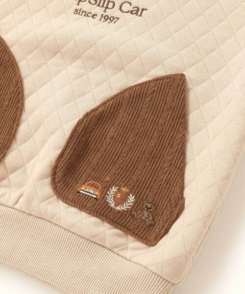 SLAP SLIP / スラップ スリップ スウェット | クマアニマル刺しゅうポケット付き長袖トレーナー(80~130cm) | 詳細11