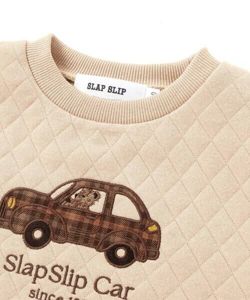 SLAP SLIP / スラップ スリップ スウェット | クマアニマル刺しゅうポケット付き長袖トレーナー(80~130cm) | 詳細8