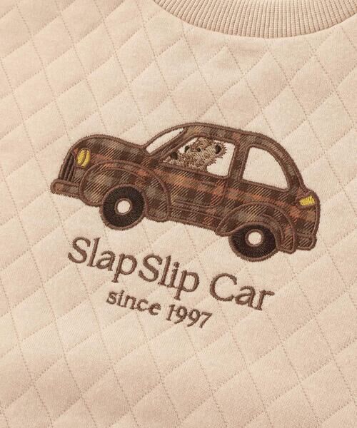 SLAP SLIP / スラップ スリップ スウェット | クマアニマル刺しゅうポケット付き長袖トレーナー(80~130cm) | 詳細9