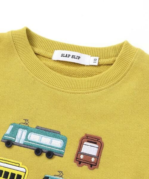 SLAP SLIP / スラップ スリップ スウェット | 電車がいっぱいワクワクトレーナー(80~130cm) | 詳細3