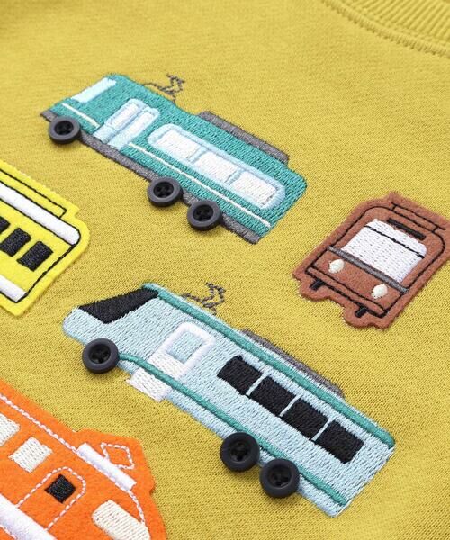 SLAP SLIP / スラップ スリップ スウェット | 電車がいっぱいワクワクトレーナー(80~130cm) | 詳細5