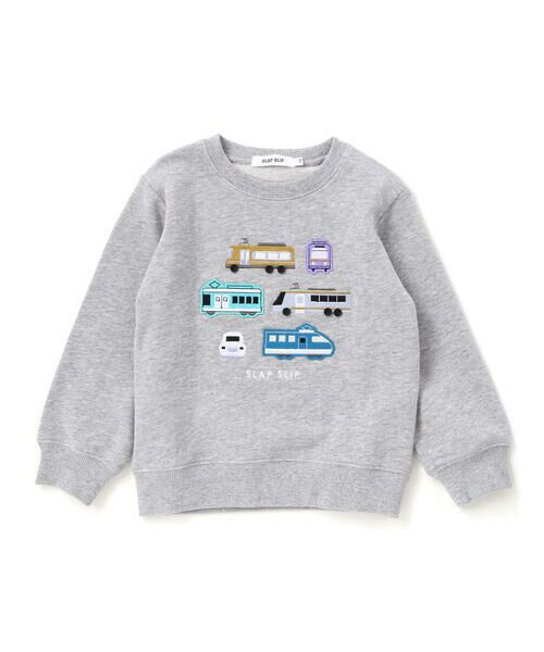 SLAP SLIP / スラップ スリップ スウェット | 電車がいっぱいワクワクトレーナー(80~130cm) | 詳細11