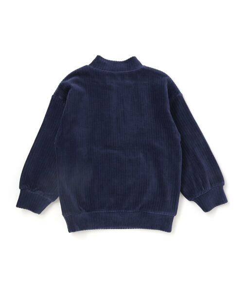 SLAP SLIP / スラップ スリップ スウェット | 恐竜くるまロケットおもちゃ刺しゅうハーフジップトップス(80~130cm) | 詳細8