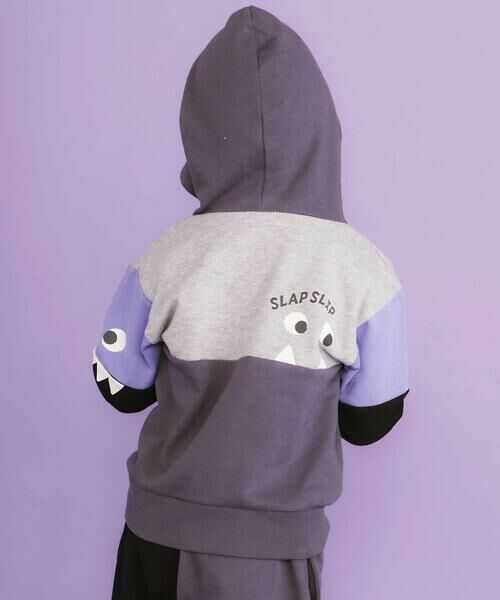 SLAP SLIP / スラップ スリップ スウェット | ぎょろぎょろモンスターかくれんぼトレーナー(80~130cm) | 詳細3