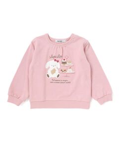 SLAP SLIP / スラップ スリップ スウェット | ウサギネコアニマルフェミニンモチーフトレーナー(80〜130cm）