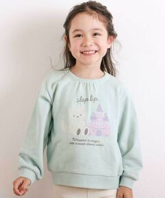 SLAP SLIP / スラップ スリップ スウェット | ウサギネコアニマルフェミニンモチーフトレーナー(80〜130cm）