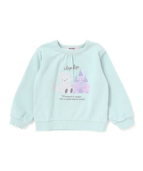 SLAP SLIP / スラップ スリップ スウェット | ウサギネコアニマルフェミニンモチーフトレーナー(80〜130cm） | 詳細10