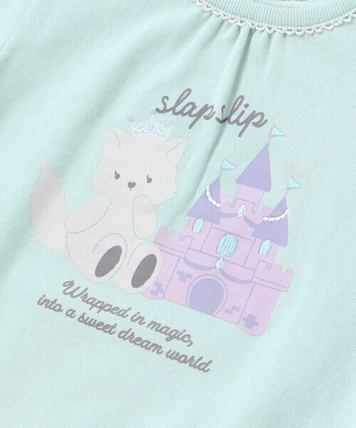 SLAP SLIP / スラップ スリップ スウェット | ウサギネコアニマルフェミニンモチーフトレーナー(80〜130cm） | 詳細12