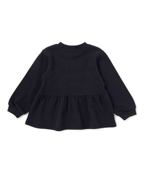 SLAP SLIP / スラップ スリップ スウェット | レースリボン付きペプラムトレーナー(80~130cm) | 詳細2