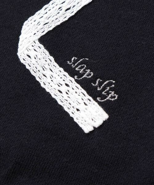 SLAP SLIP / スラップ スリップ スウェット | レースリボン付きペプラムトレーナー(80~130cm) | 詳細5