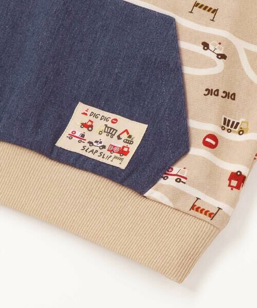 SLAP SLIP / スラップ スリップ スウェット | デニムカンガルーポケット付きトレーナー(80~130cm) | 詳細9