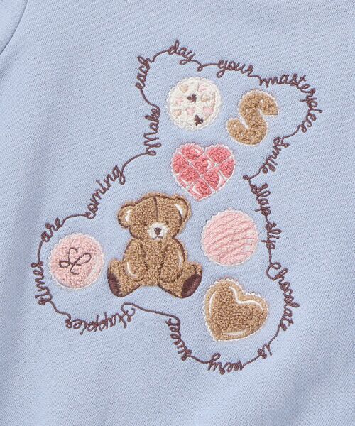 SLAP SLIP / スラップ スリップ スウェット | 【裏起毛】アニマルいろんなクマサガラ刺しゅうトレーナー(80~130cm) | 詳細19