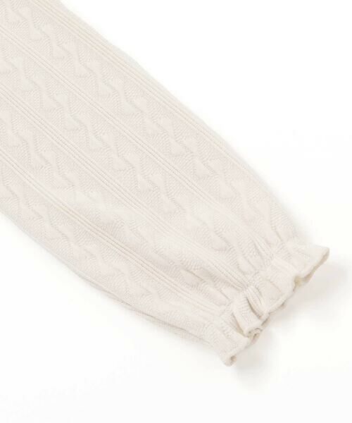 SLAP SLIP / スラップ スリップ スウェット | 【裏起毛】ハートチェリーイチゴ刺しゅう襟付き袖切り替え裾スカラップトレーナー(80~130cm) | 詳細6