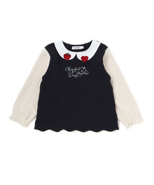 SLAP SLIP/Xbv Xbv yNсzn[g`F[C`Shイݕt؂ւXJbvg[i[(80~130cm) ubN 110cm