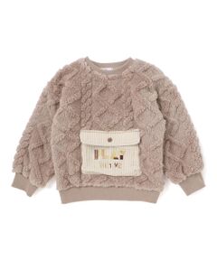 SLAP SLIP / スラップ スリップ スウェット | 【お揃い】フラップポケット付きケーブルボアトレーナー(80~130cm)