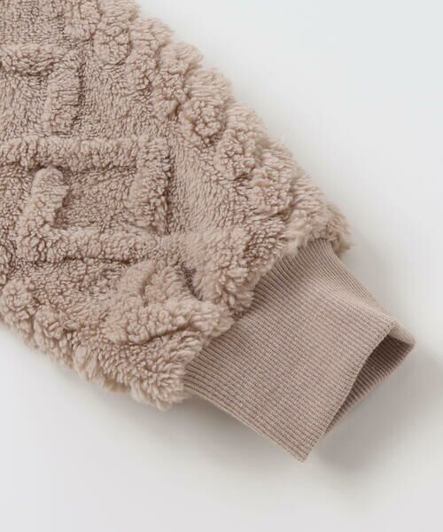 SLAP SLIP / スラップ スリップ スウェット | 【お揃い】フラップポケット付きケーブルボアトレーナー(80~130cm) | 詳細11