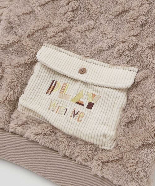 SLAP SLIP / スラップ スリップ スウェット | 【お揃い】フラップポケット付きケーブルボアトレーナー(80~130cm) | 詳細9