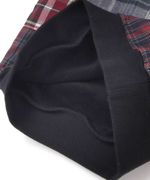 SLAP SLIP / スラップ スリップ スウェット | 【裏起毛】胸ポケット付きチェック切り替えトレーナー(80~130cm) | 詳細10
