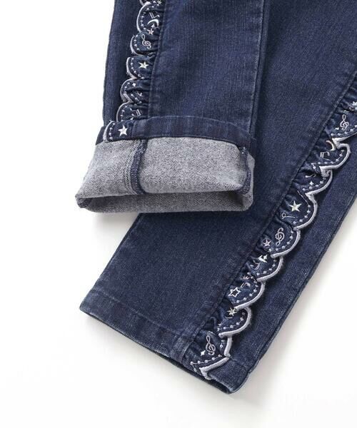 SLAP SLIP / スラップ スリップ チノ・ワークパンツ | 【裏微起毛】スカラップ刺しゅうフリルロングパンツ(80~130cm) | 詳細10