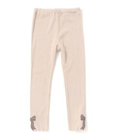 SLAP SLIP / スラップ スリップ レギンス・スパッツ | 裾リボンパッチ刺しゅうレギンス(80~130cm)