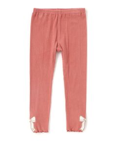 SLAP SLIP / スラップ スリップ レギンス・スパッツ | 裾リボンパッチ刺しゅうレギンス(80~130cm)