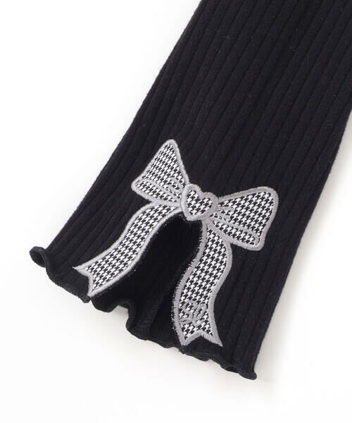 SLAP SLIP / スラップ スリップ レギンス・スパッツ | 裾リボンパッチ刺しゅうレギンス(80~130cm) | 詳細9