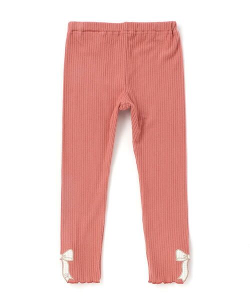 SLAP SLIP / スラップ スリップ レギンス・スパッツ | 裾リボンパッチ刺しゅうレギンス(80~130cm) | 詳細11