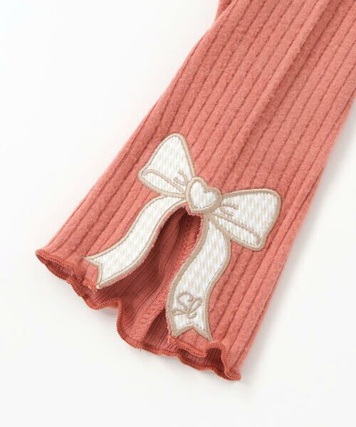 SLAP SLIP / スラップ スリップ レギンス・スパッツ | 裾リボンパッチ刺しゅうレギンス(80~130cm) | 詳細14