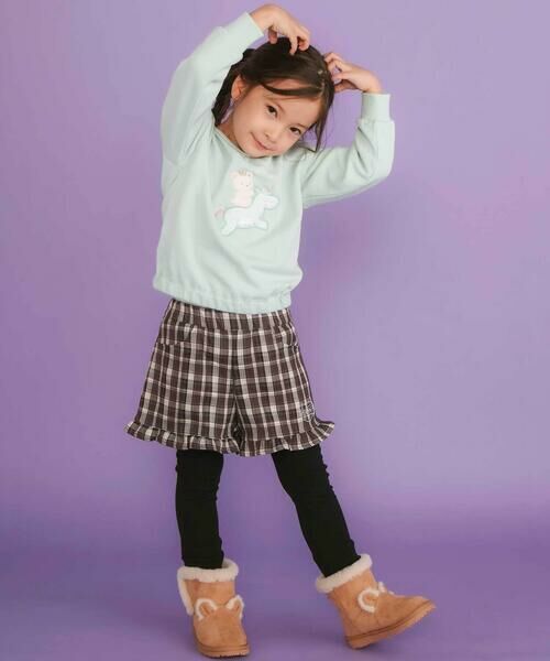 SLAP SLIP / スラップ スリップ ミニ・ひざ丈スカート | 【お揃い】レギンスドッキングチェックショートパンツ(80~130cm) | 詳細2