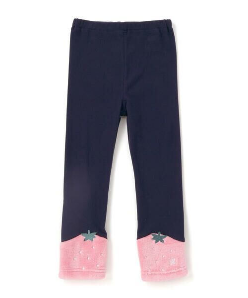 SLAP SLIP / スラップ スリップ レギンス・スパッツ | イチゴネコウサギアニマル裾ボア切り替えレギンス(80~120cm) | 詳細9