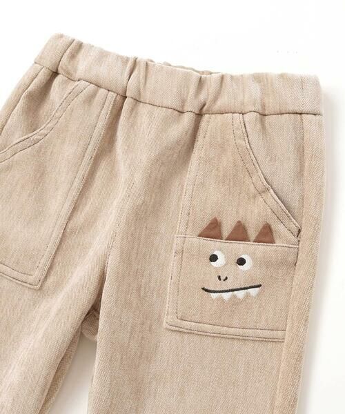 SLAP SLIP / スラップ スリップ チノ・ワークパンツ | 恐竜ポケットロングパンツ(80~120cm) | 詳細10