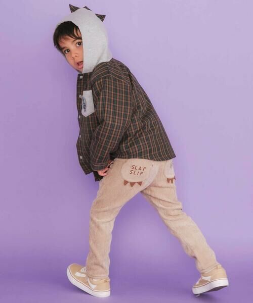 SLAP SLIP / スラップ スリップ チノ・ワークパンツ | 恐竜ポケットロングパンツ(80~120cm) | 詳細5