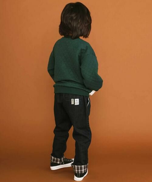 SLAP SLIP / スラップ スリップ チノ・ワークパンツ | 【裏微起毛】折り返し裾チェックロングパンツ(80~130cm) | 詳細2