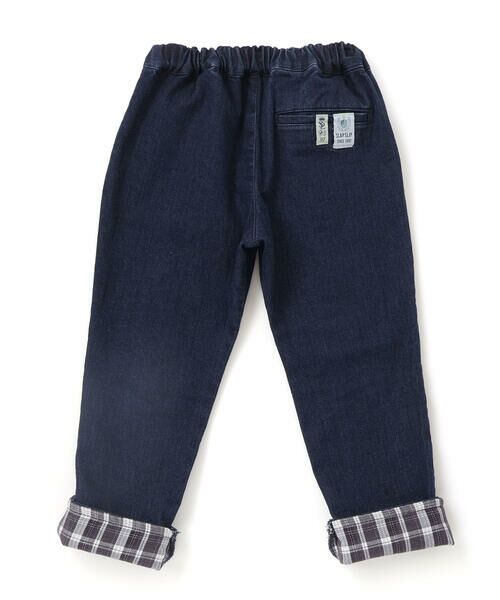 SLAP SLIP / スラップ スリップ チノ・ワークパンツ | 【裏微起毛】折り返し裾チェックロングパンツ(80~130cm) | 詳細5
