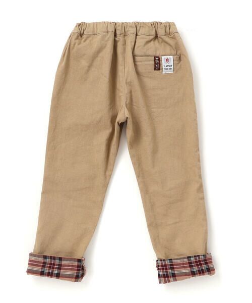 SLAP SLIP / スラップ スリップ チノ・ワークパンツ | 【裏微起毛】折り返し裾チェックロングパンツ(80~130cm) | 詳細16