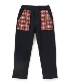 SLAP SLIP / スラップ スリップ チノ・ワークパンツ | 【リバーシブル】無地チェックロングパンツ(80~130cm)