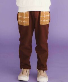 SLAP SLIP / スラップ スリップ チノ・ワークパンツ | 【リバーシブル】無地チェックロングパンツ(80~130cm)