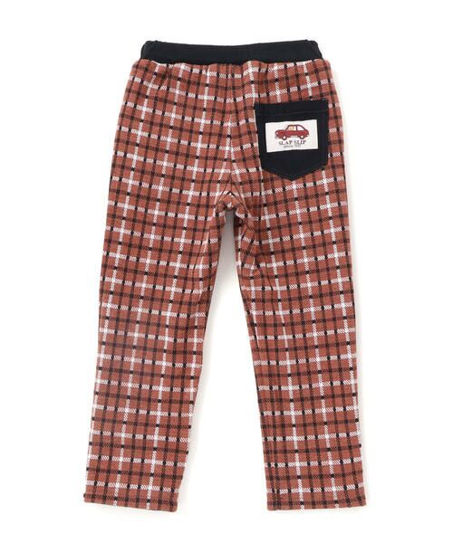 SLAP SLIP / スラップ スリップ チノ・ワークパンツ | 【リバーシブル】無地チェックロングパンツ(80~130cm) | 詳細4