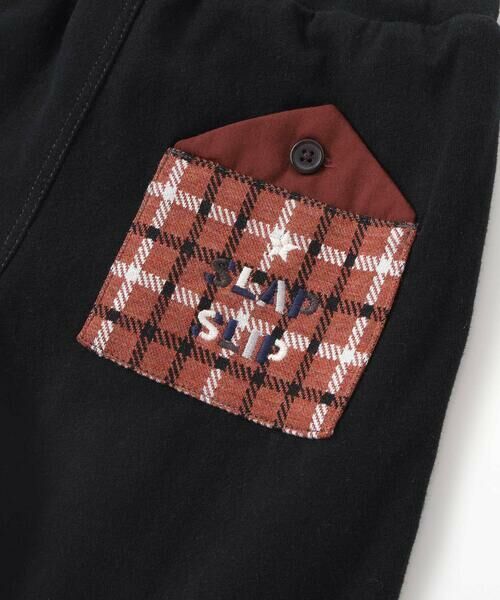 SLAP SLIP / スラップ スリップ チノ・ワークパンツ | 【リバーシブル】無地チェックロングパンツ(80~130cm) | 詳細5