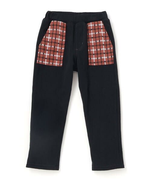 SLAP SLIP / スラップ スリップ チノ・ワークパンツ | 【リバーシブル】無地チェックロングパンツ(80~130cm) | 詳細1