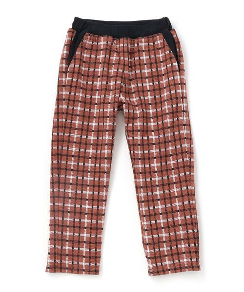 SLAP SLIP / スラップ スリップ チノ・ワークパンツ | 【リバーシブル】無地チェックロングパンツ(80~130cm) | 詳細3